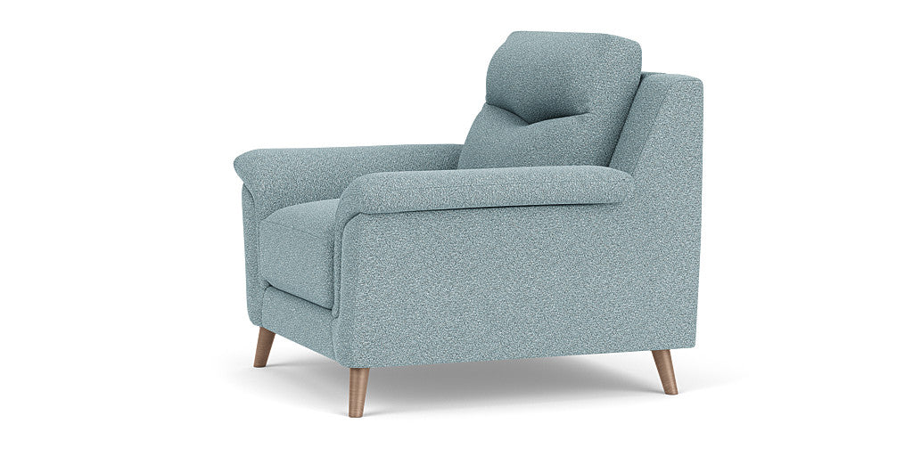 Tranquil Retreat - Single Seater Sofa/Armchair, Fabric Upholstery, and 3-Year Warranty