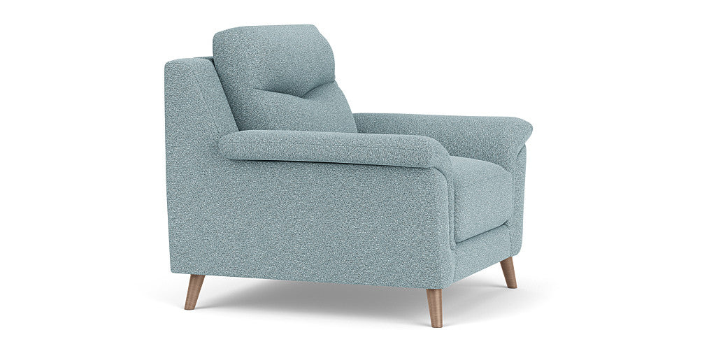 Tranquil Retreat - Single Seater Sofa/Armchair, Fabric Upholstery, and 3-Year Warranty