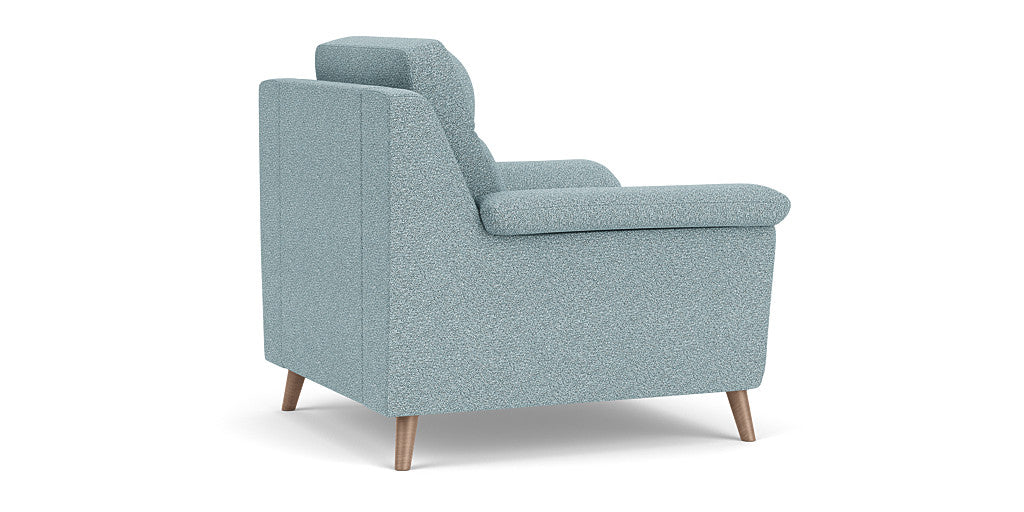 Tranquil Retreat - Single Seater Sofa/Armchair, Fabric Upholstery, and 3-Year Warranty