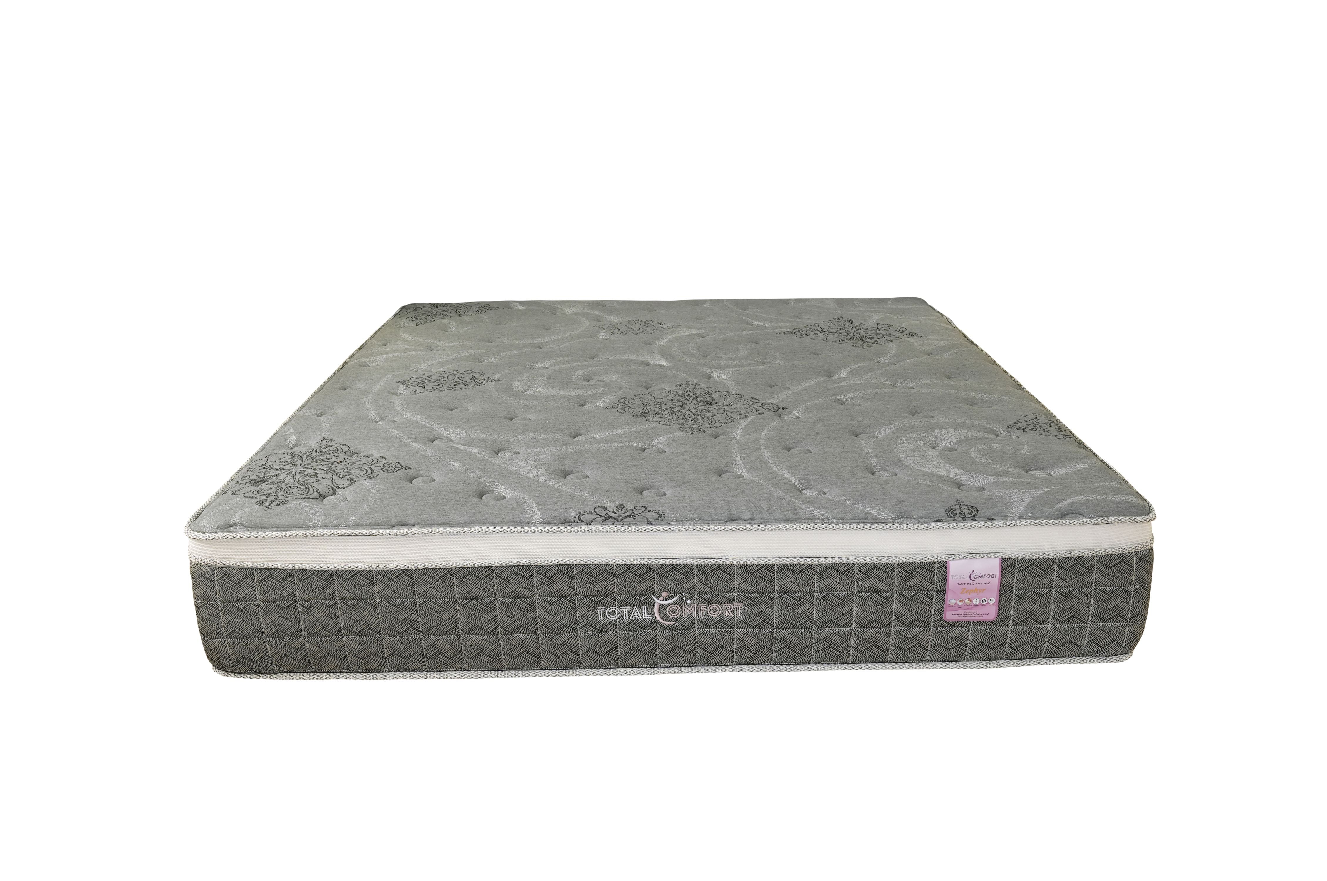 Total Comfort Zephyr I 30cm Pocket Spring Mattress I Memory Foam Euro top I 10-year Warranty