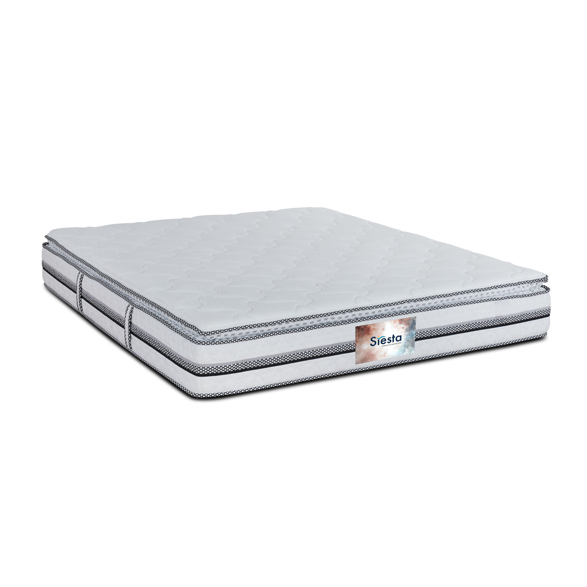 Siesta Cinderella 29cm Medium Soft Mattress (2 Free Microfiber Pillows Included)