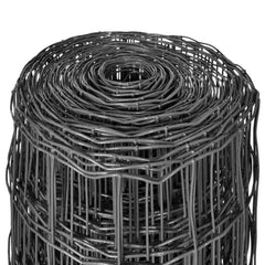 vidaXL Euro Fence Steel 25x1 m Grey