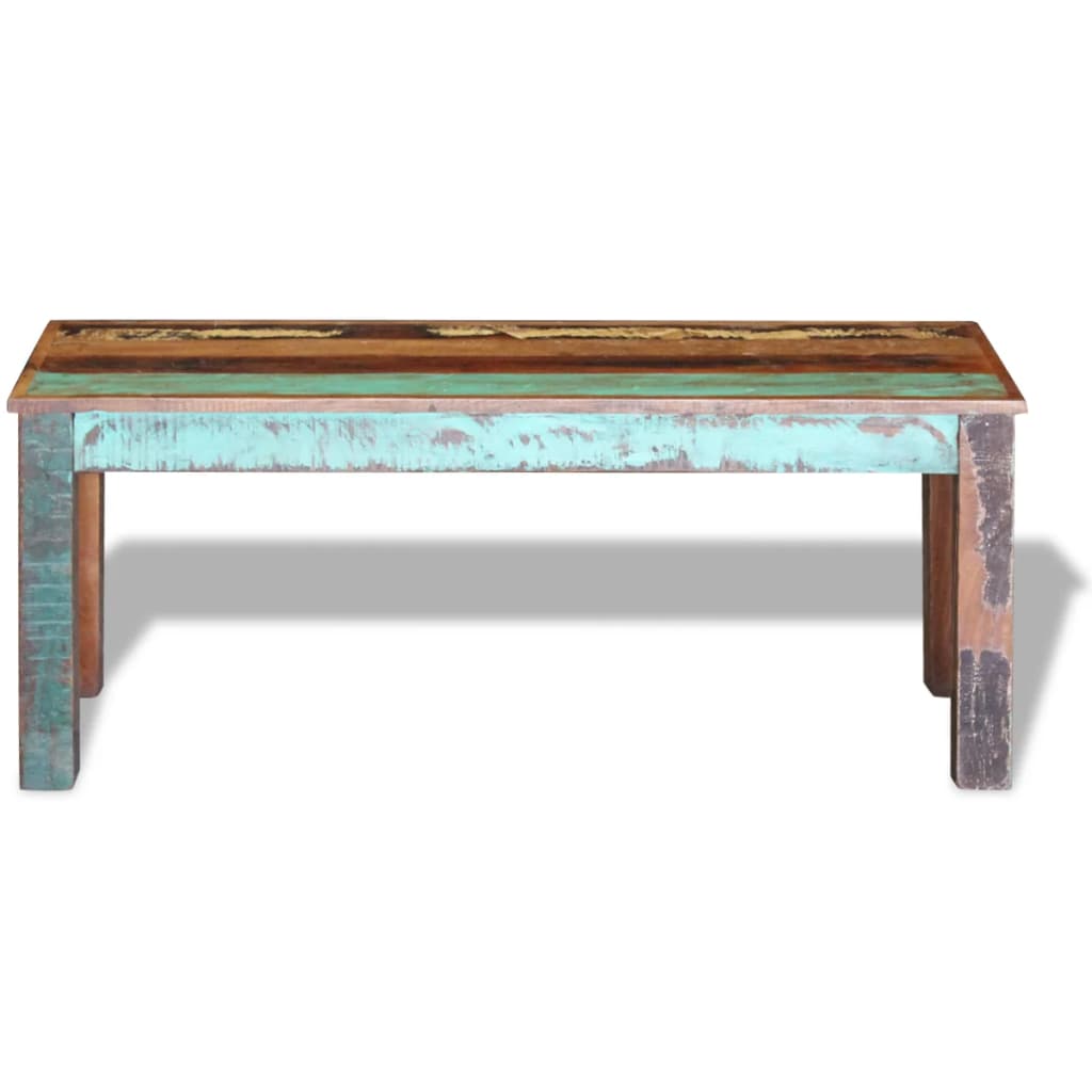 vidaXL Bench Solid Reclaimed Wood 110x35x45 cm