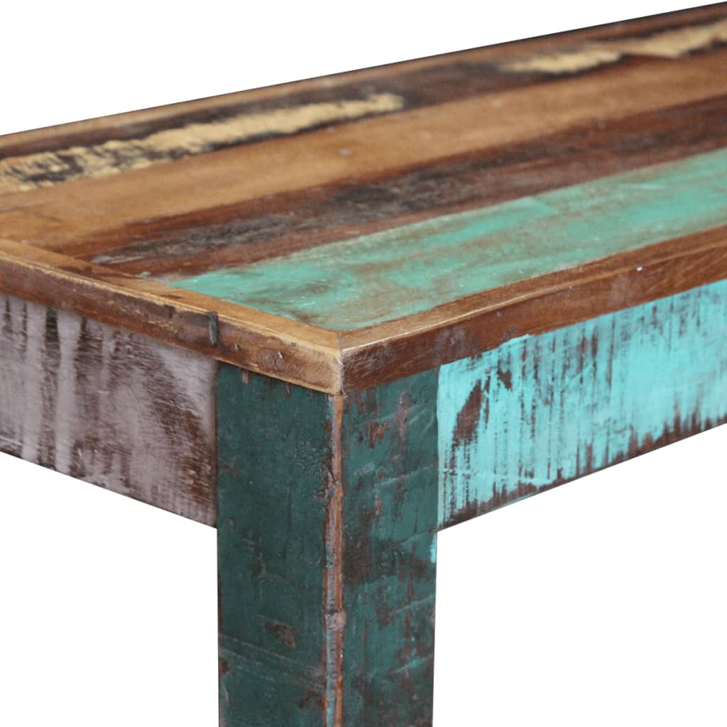 vidaXL Bench Solid Reclaimed Wood 110x35x45 cm