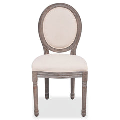 vidaXL Dining Chairs 4 pcs Linen