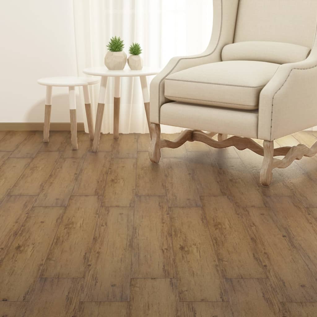 vidaXL Self-adhesive PVC Flooring Planks 5.02 m² 2 mm Black and White