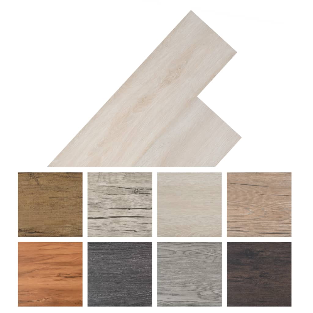 vidaXL Self-adhesive PVC Flooring Planks 5.02 m�� 2 mm Oak Washed