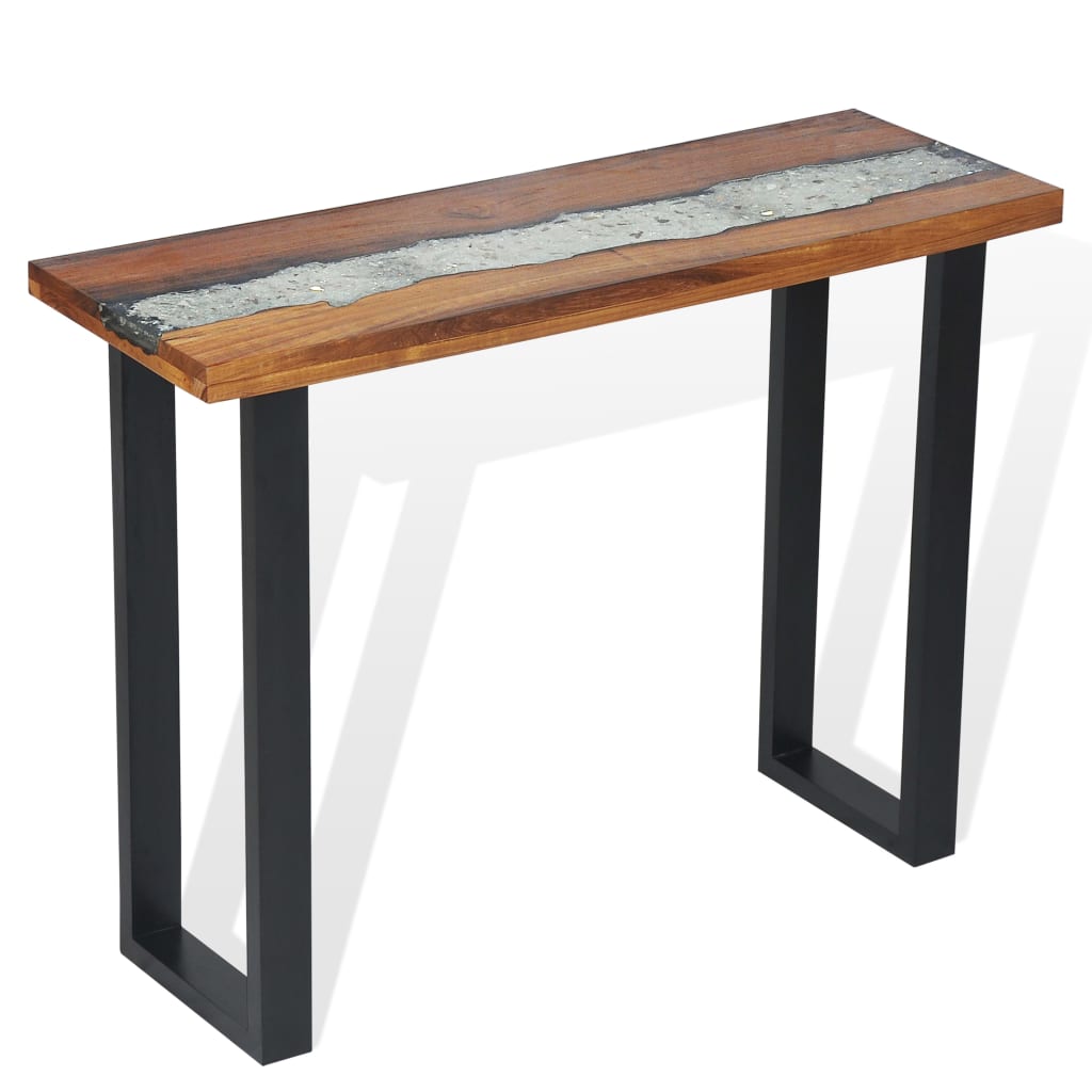 vidaXL Console Table Teak 100x35x75 cm