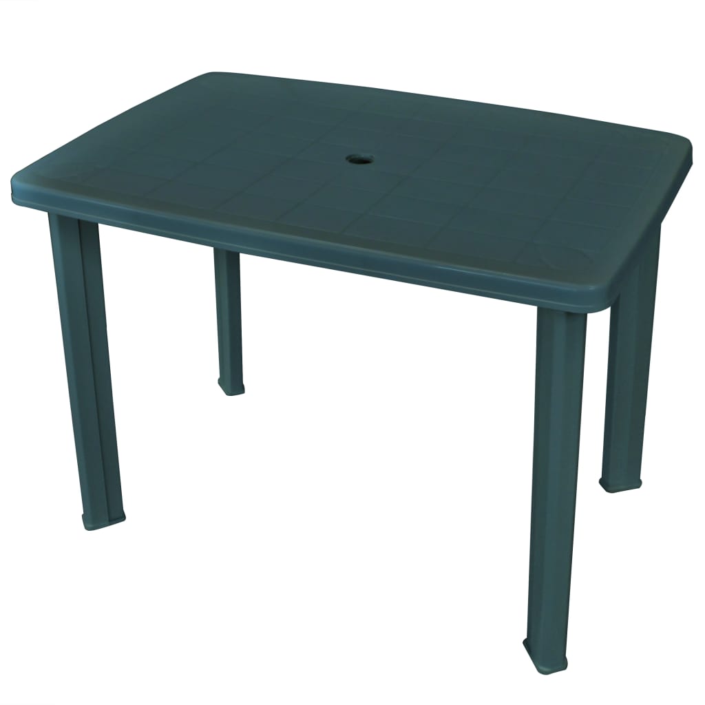 vidaXL Garden Table Anthracite 101x68x72 cm Plastic