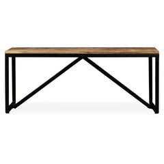 vidaXL Bench Solid Mango Wood 110x35x45 cm