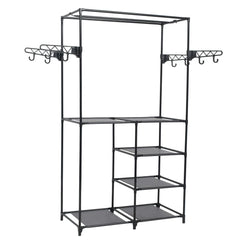 Clothes Rack Steel and Non-woven Fabric 87x44x158 cm