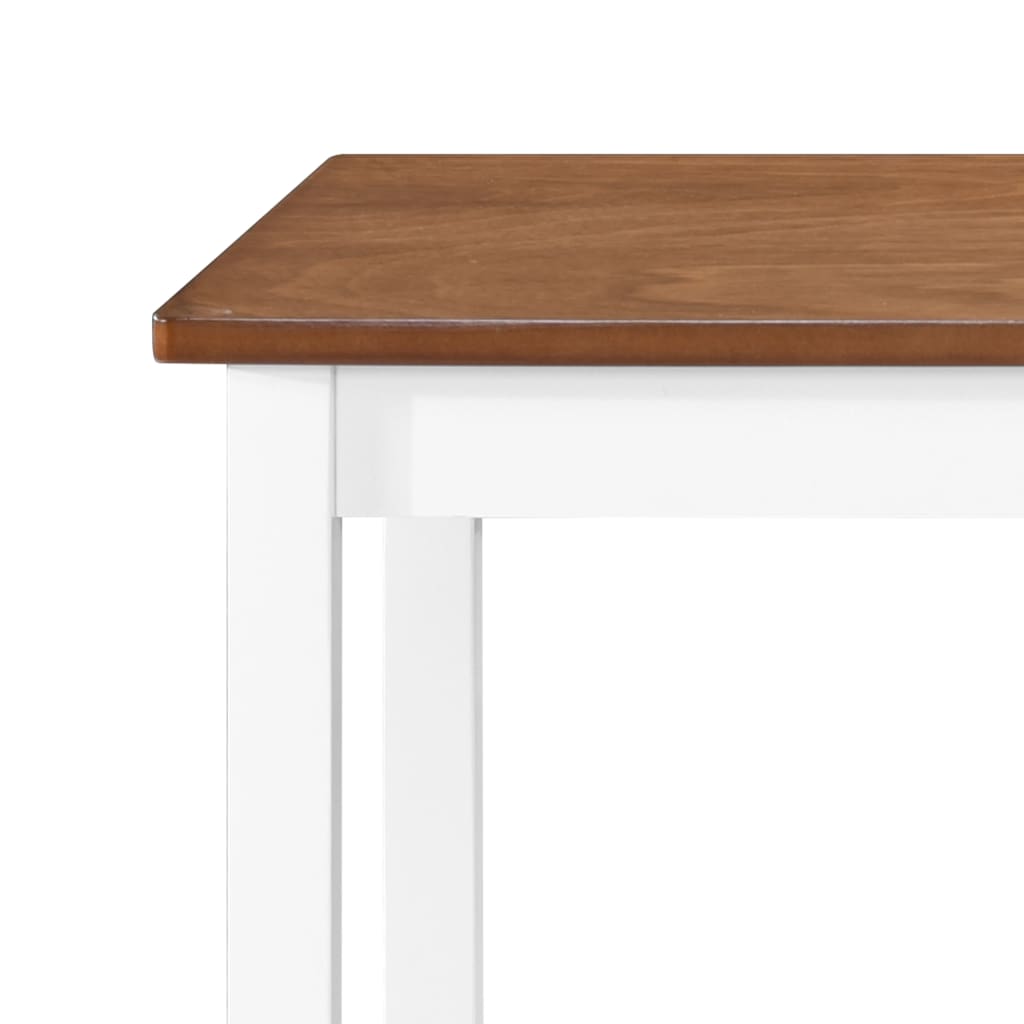 vidaXL Bar Table Solid Wood 108x60x91 cm