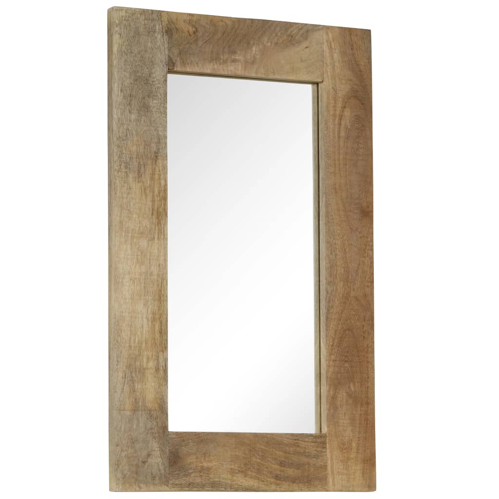 vidaXL Mirror Solid Mango Wood 50x110 cm