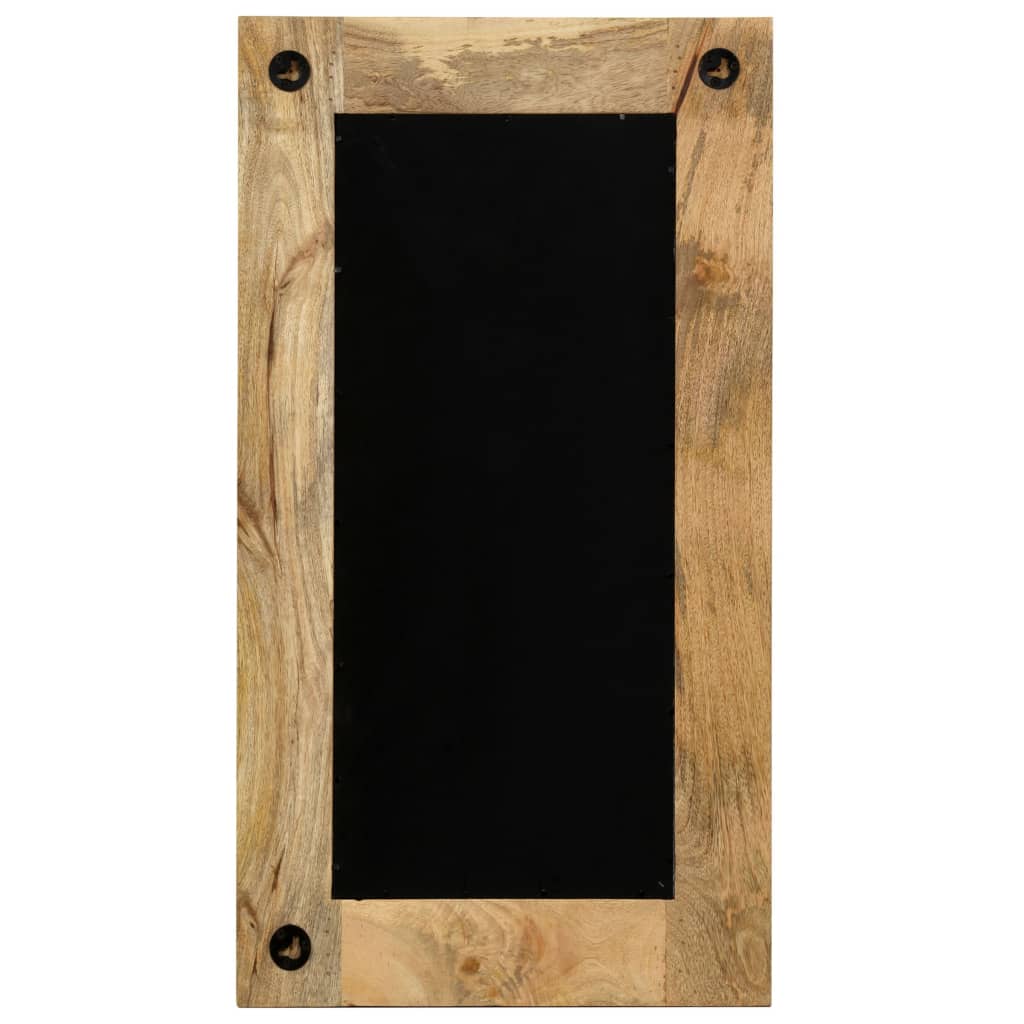 vidaXL Mirror Solid Mango Wood 50x110 cm