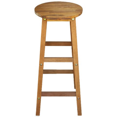 vidaXL Bar Chairs 2 pcs Solid Acacia Wood