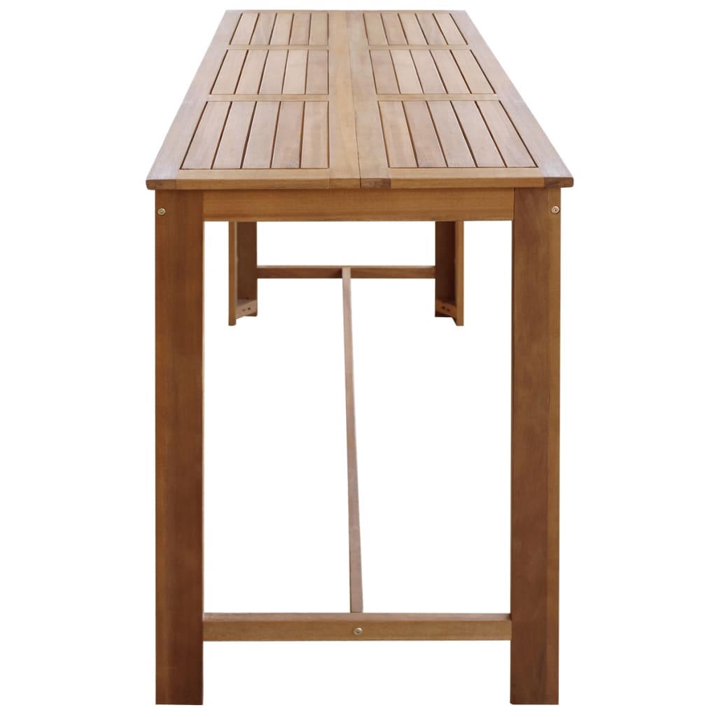 vidaXL Bar Table Solid Acacia Wood 120x60x105 cm