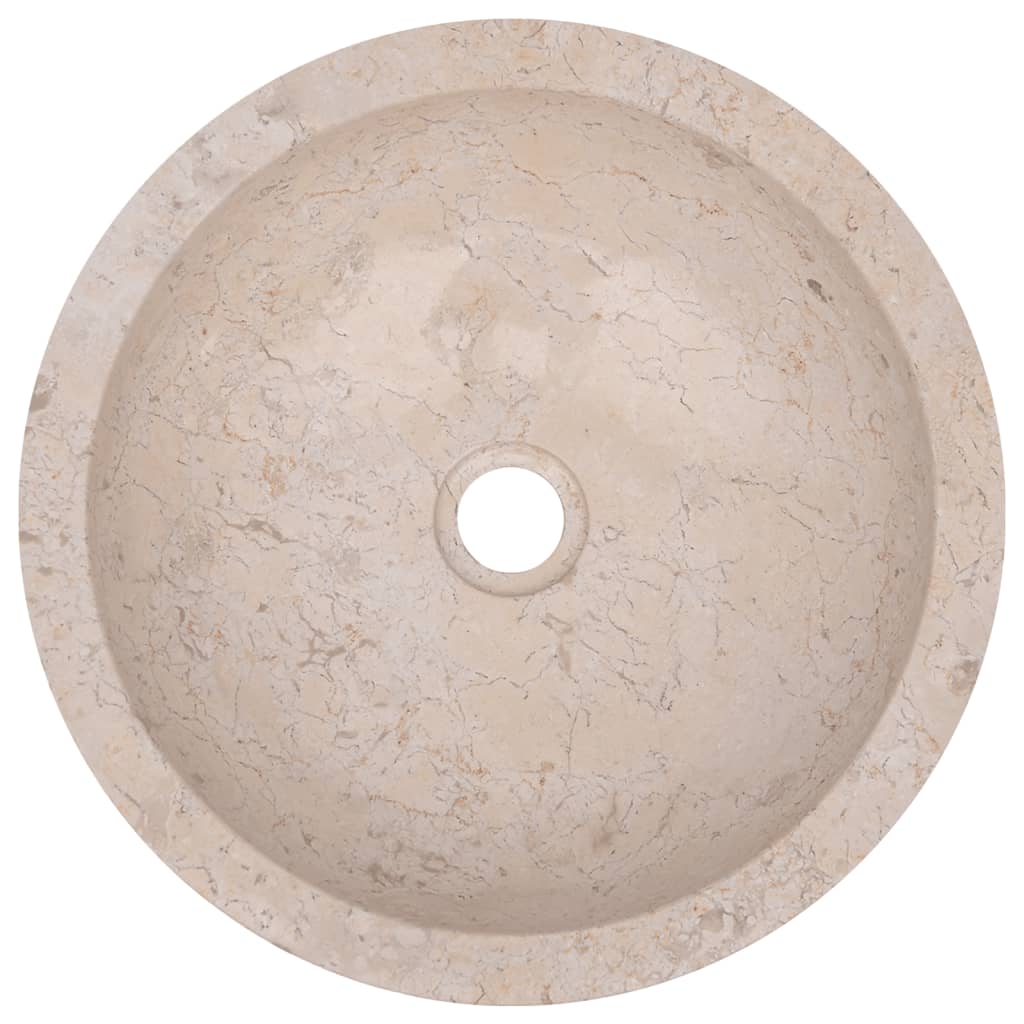 vidaXL Sink 40x12 cm Marble Black