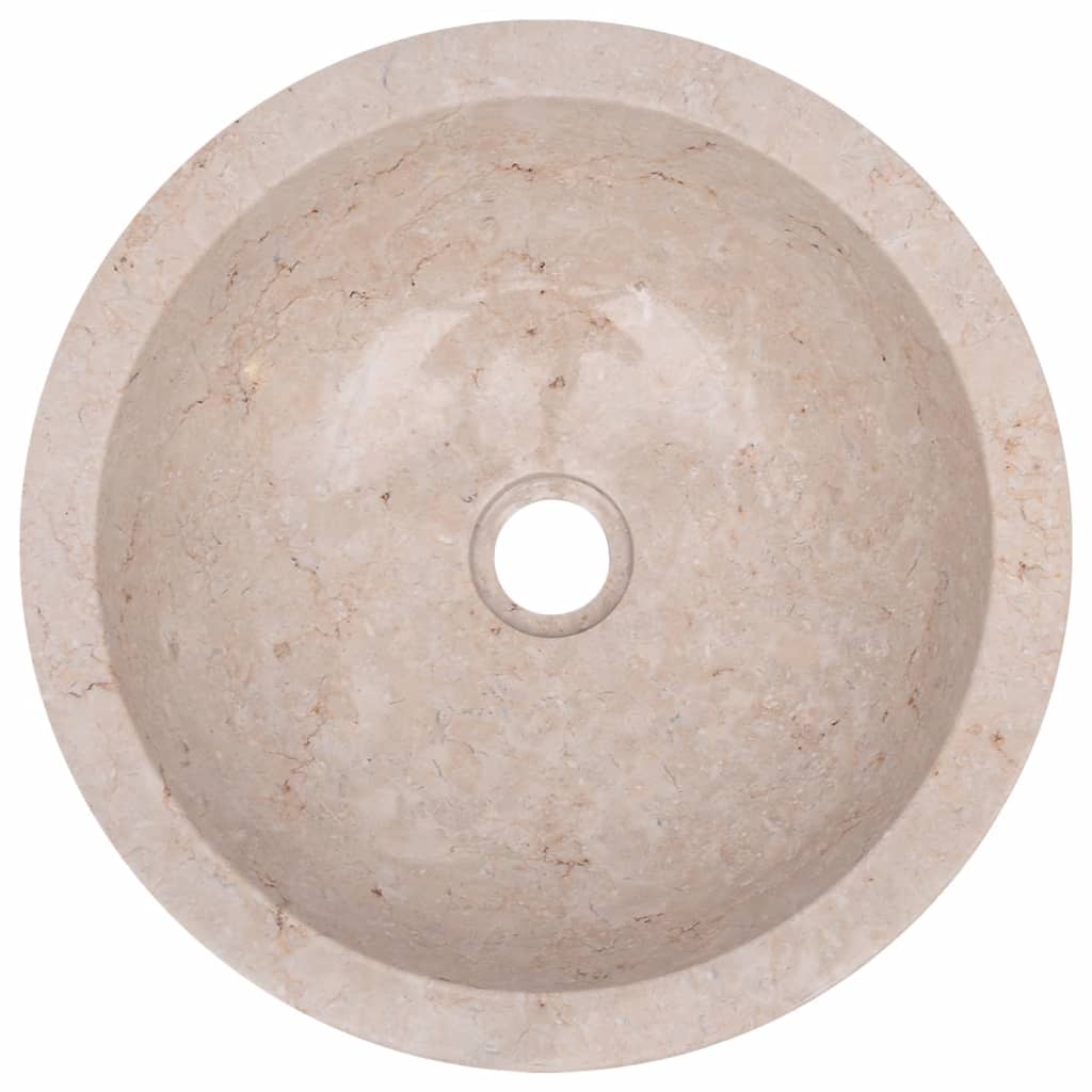vidaXL Sink 40x12 cm Marble Black