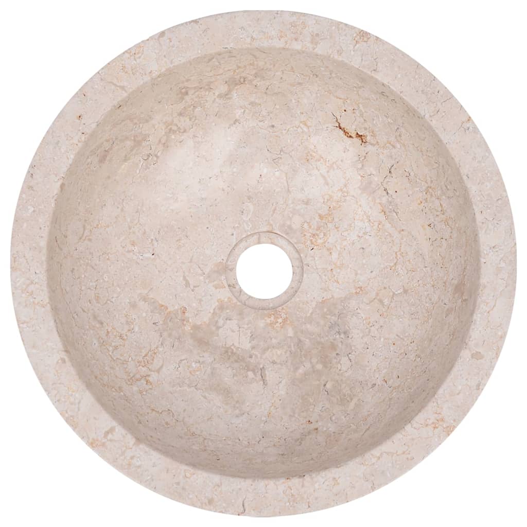 vidaXL Sink 40x12 cm Marble Black