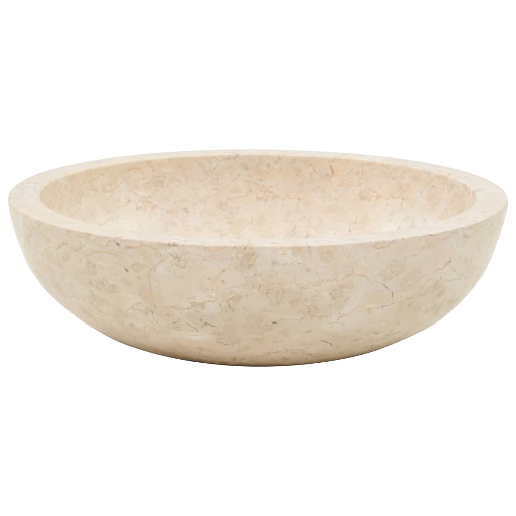 vidaXL Sink 40x12 cm Marble Black