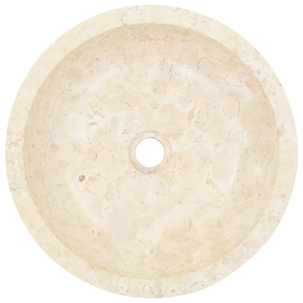 vidaXL Sink 40x12 cm Marble Black