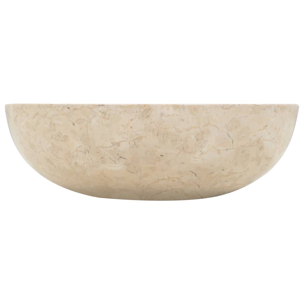 vidaXL Sink 40x12 cm Marble Black