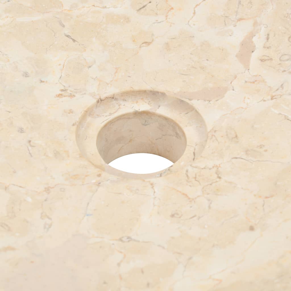 vidaXL Sink 40x12 cm Marble Black