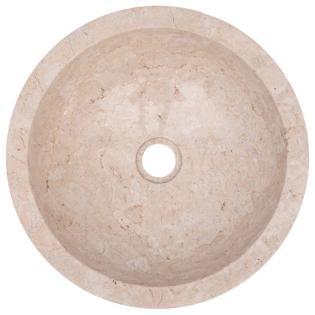 vidaXL Sink 40x12 cm Marble Black