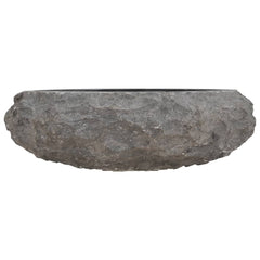 vidaXL Sink 40x12 cm Marble Black