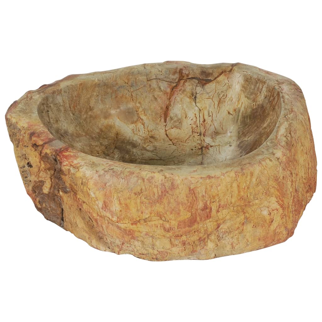 vidaXL Sink 45x35x15 cm Fossil Stone Cream