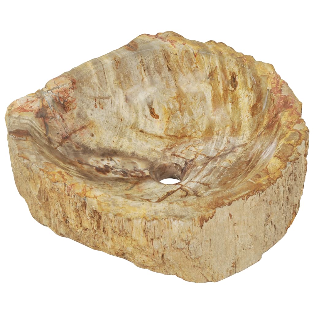 vidaXL Sink 45x35x15 cm Fossil Stone Cream