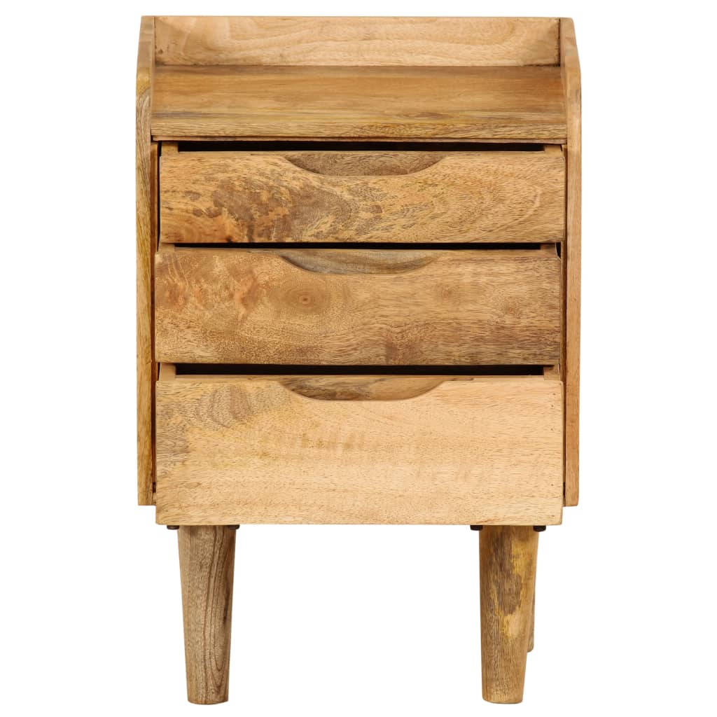 vidaXL Bedside Cabinet Solid Mango Wood 40x30x59.5 cm