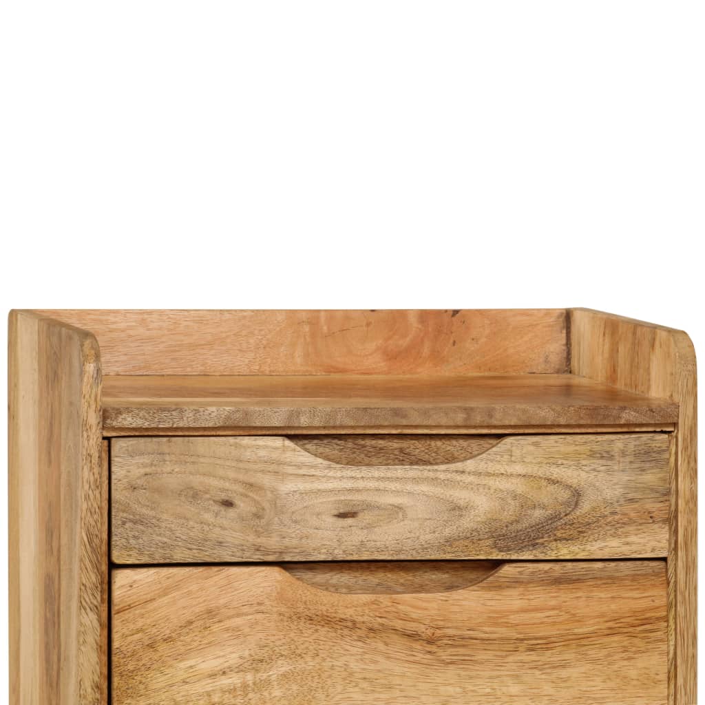 vidaXL Bedside Cabinet Solid Mango Wood 40x30x59.5 cm