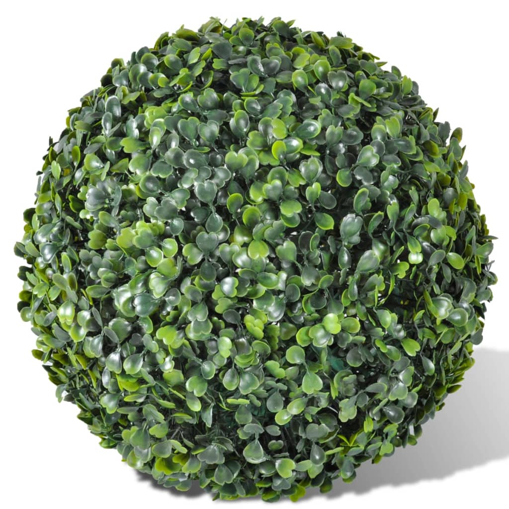 vidaXL Artificial Boxwood Balls 2 pcs 35 cm