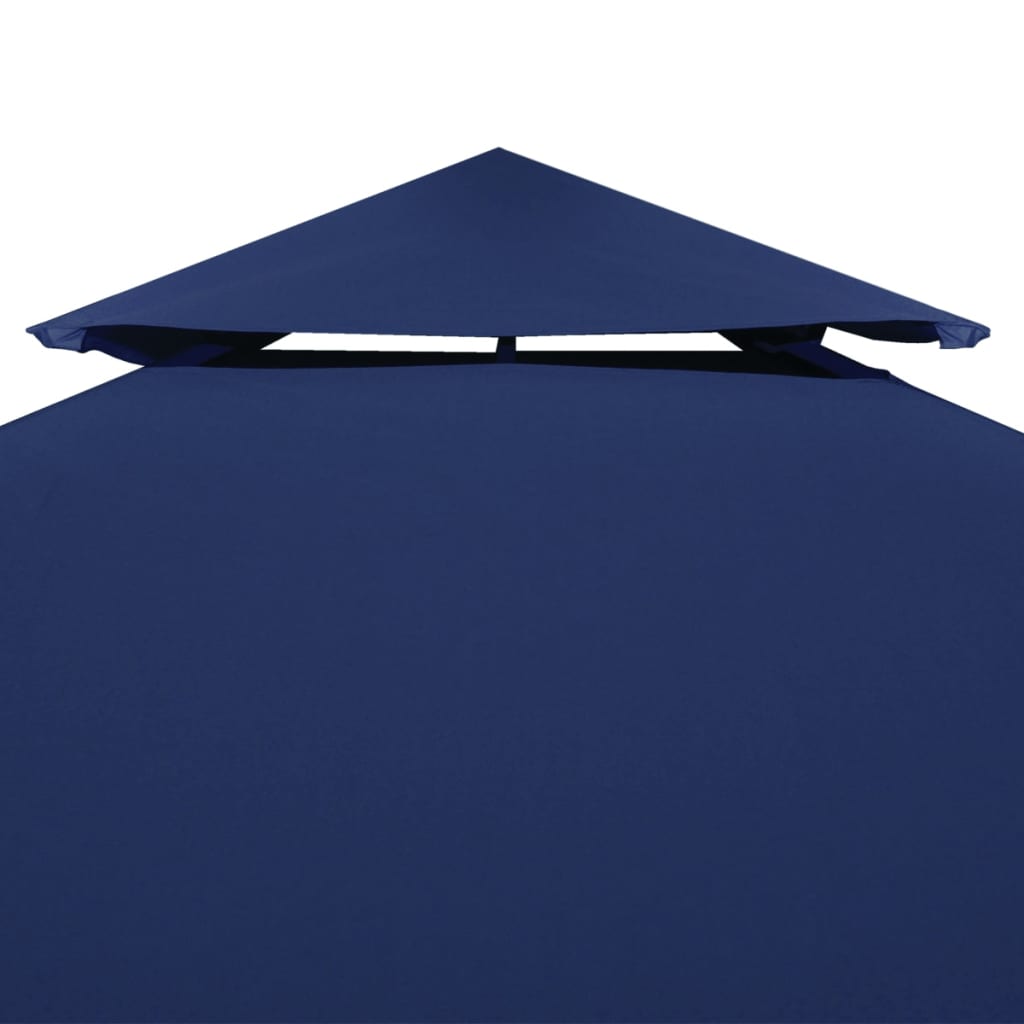 vidaXL 2-Tier Gazebo Top Cover 310 g/m² 4x3 m Anthracite