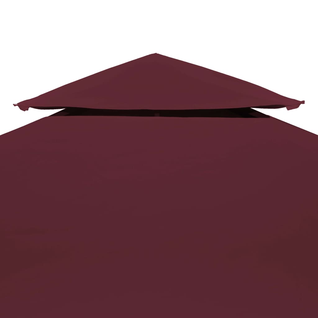 vidaXL 2-Tier Gazebo Top Cover 310 g/m² 4x3 m Anthracite