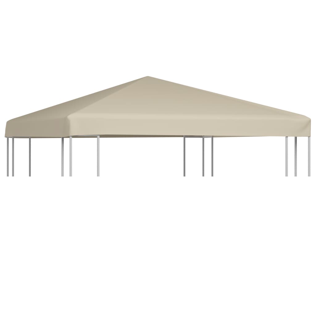 vidaXL Gazebo Top Cover 310 g/m² 4x3 m Beige