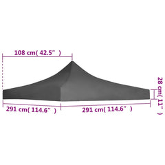 Party Tent Roof 3x3 m