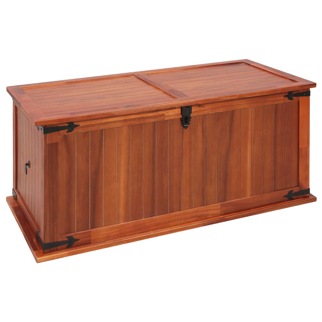 vidaXL Storage Chest 60x25x22 cm Solid Acacia Wood