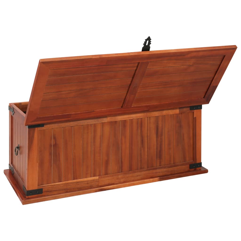 vidaXL Storage Chest 60x25x22 cm Solid Acacia Wood