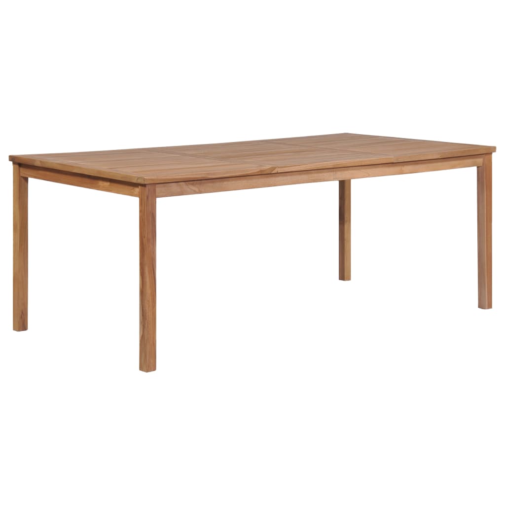 vidaXL Garden Table 150x90x77 cm Solid Teak Wood