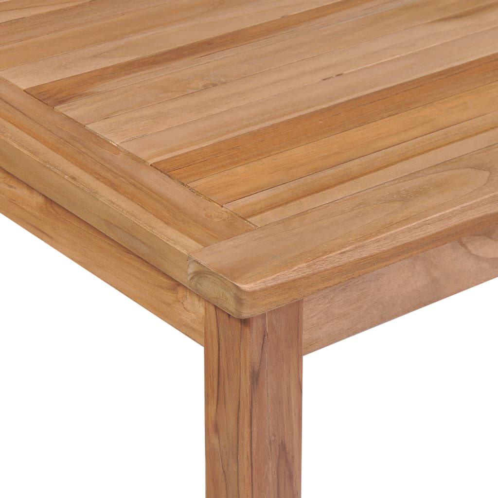 vidaXL Garden Table 150x90x77 cm Solid Teak Wood