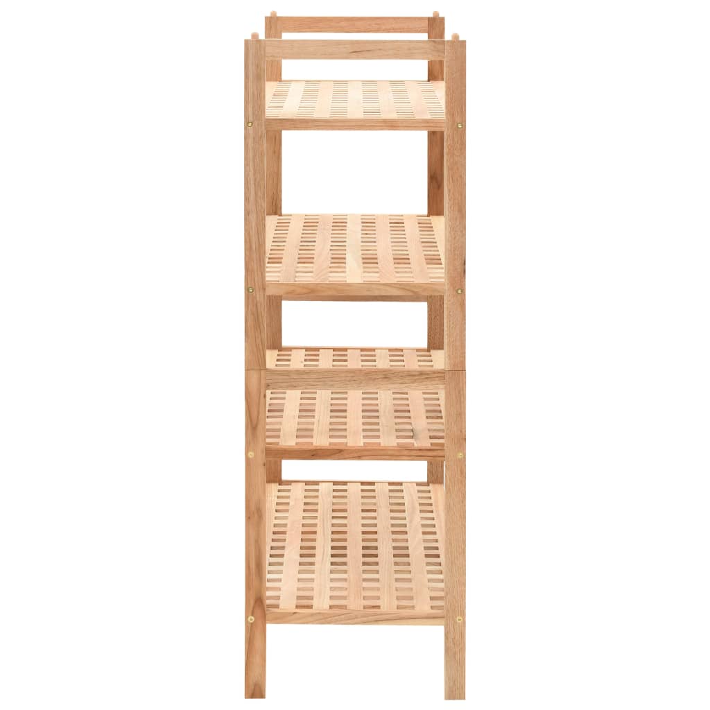 vidaXL Shoe Rack Solid Walnut Wood 69x26x81 cm