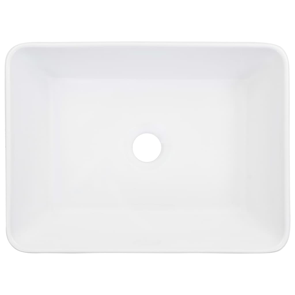 vidaXL Wash Basin 40x30x13 cm Ceramic Black
