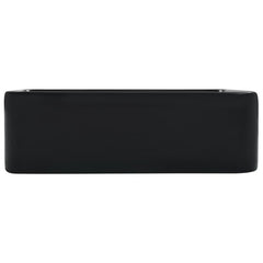vidaXL Wash Basin 40x30x13 cm Ceramic Black