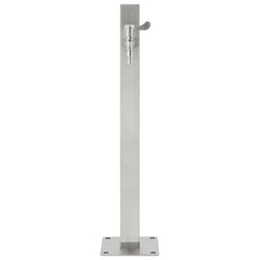 vidaXL Garden Water Column Stainless Steel Round 65 cm