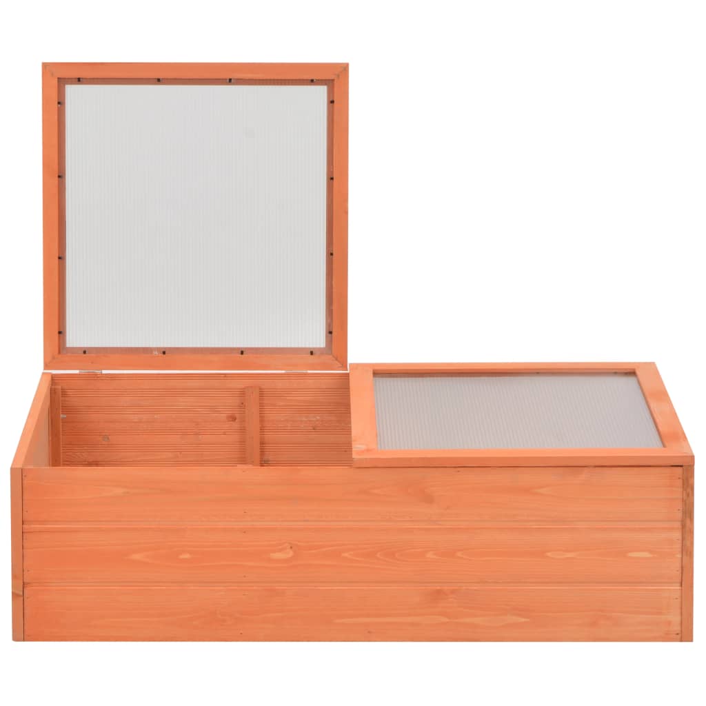 vidaXL Greenhouse Wood 180x57x62 cm