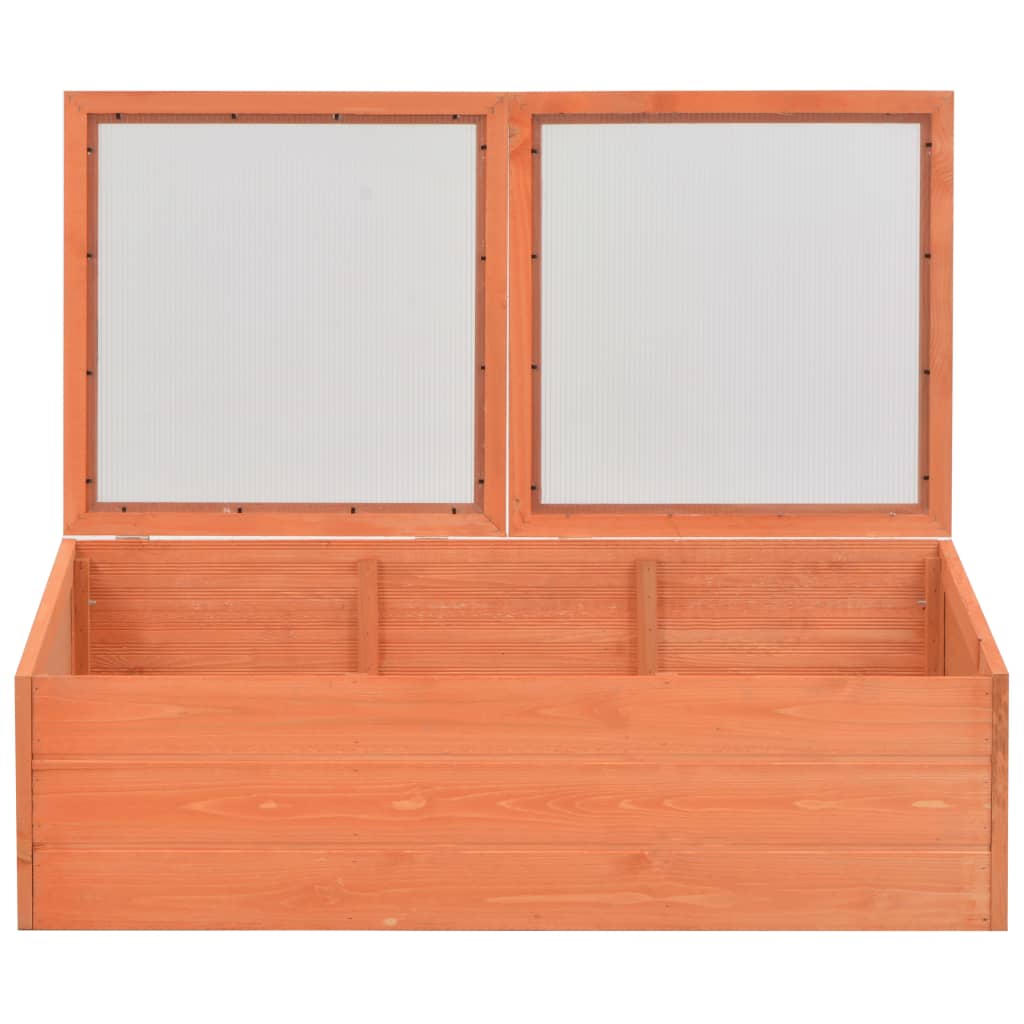 vidaXL Greenhouse Wood 180x57x62 cm