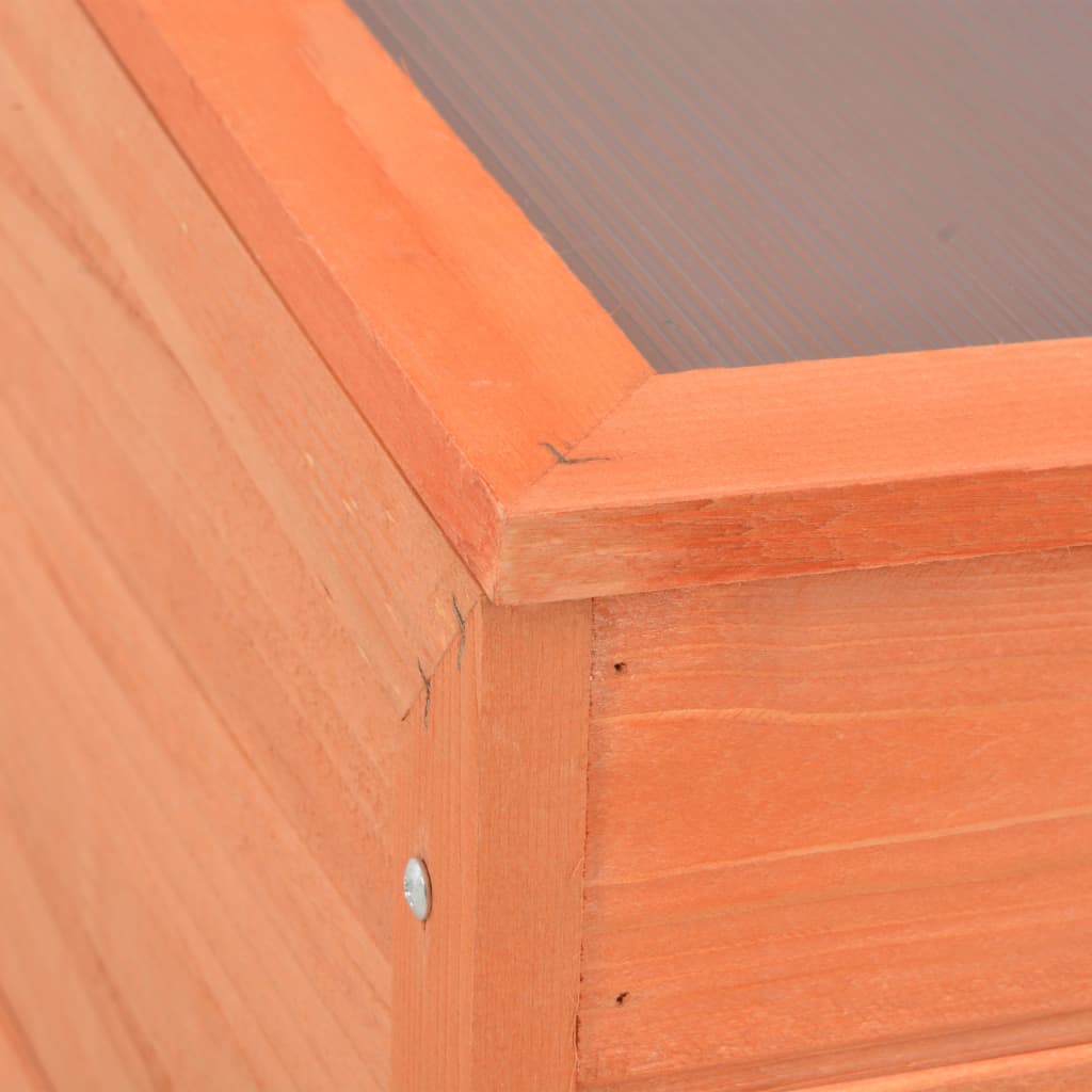 vidaXL Greenhouse Wood 180x57x62 cm