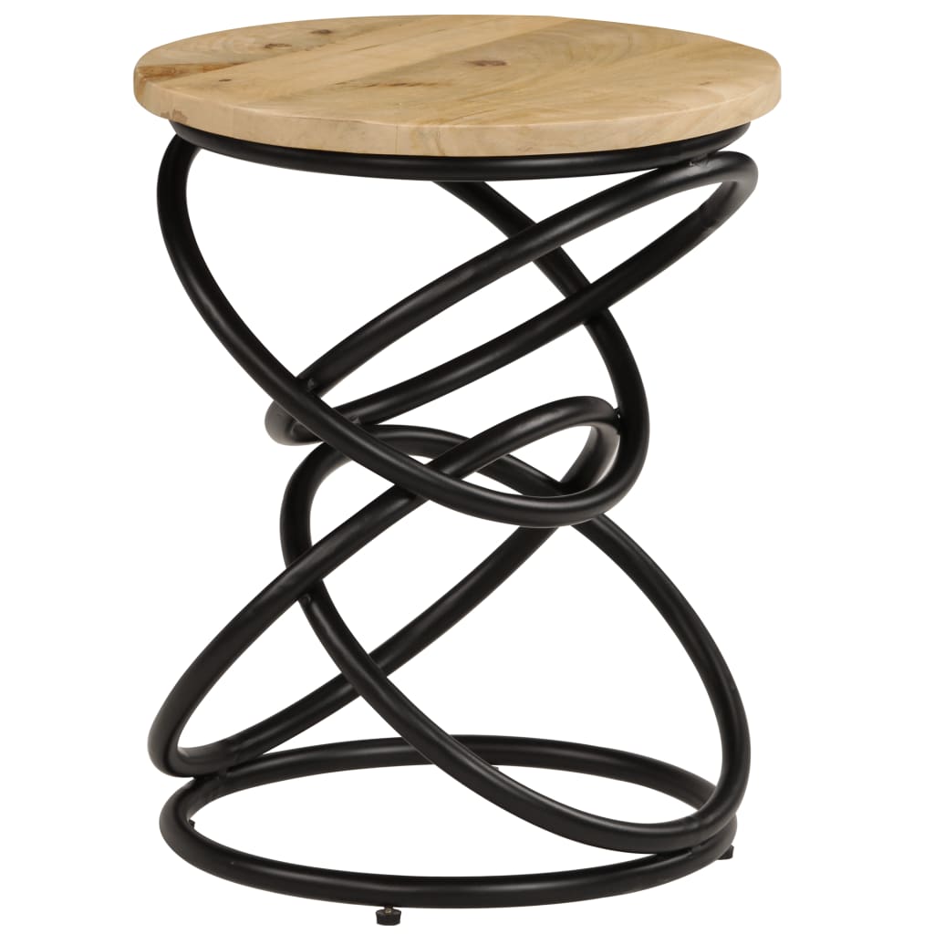 vidaXL End Table Solid Mango Wood 40x50 cm